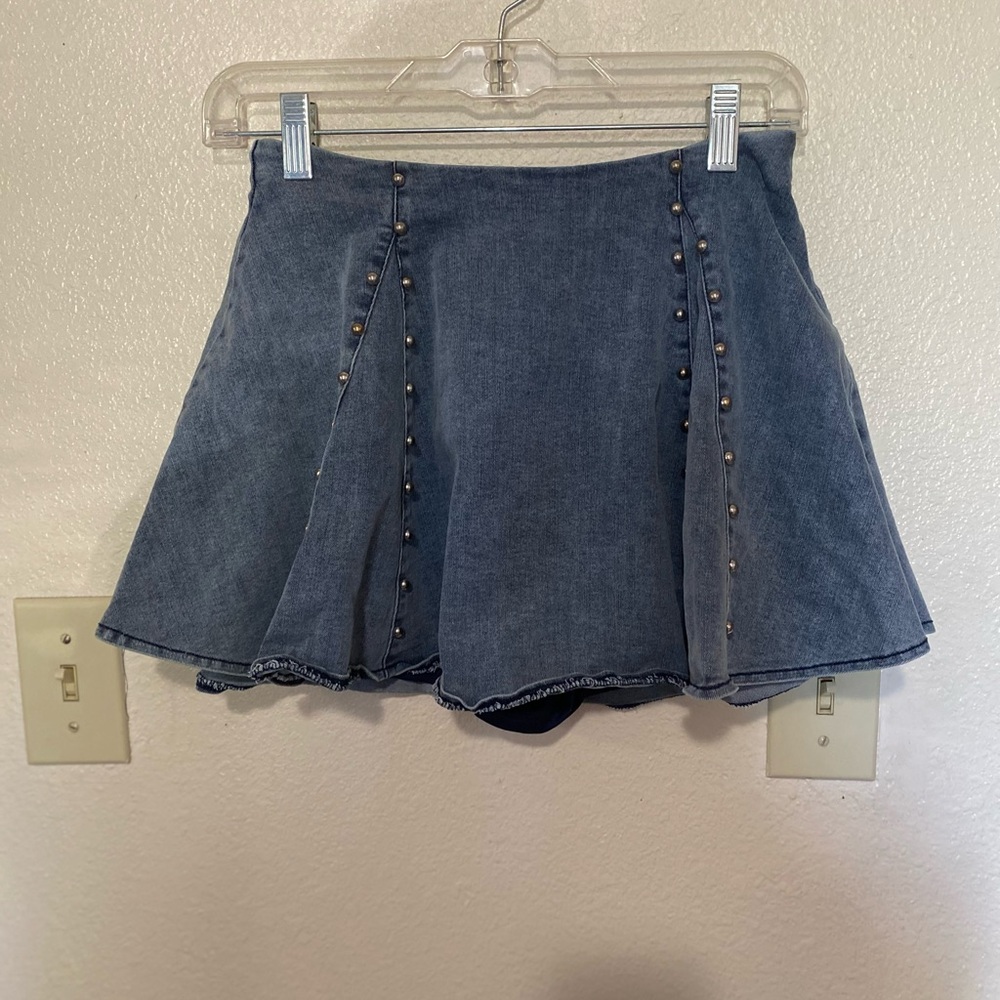 COPY - Denim Skater Skirt